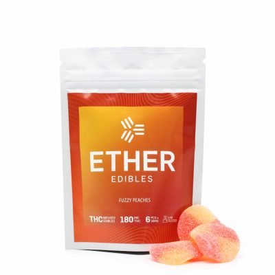 Ether THC Edibles Fuzzy Peach UK