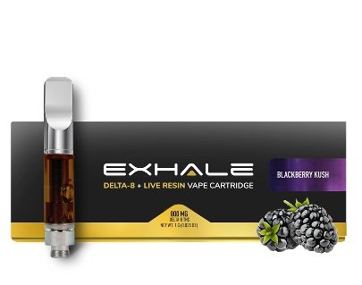 Exhale Wellness Delta-8 Live Resin Vape Cartridge UK