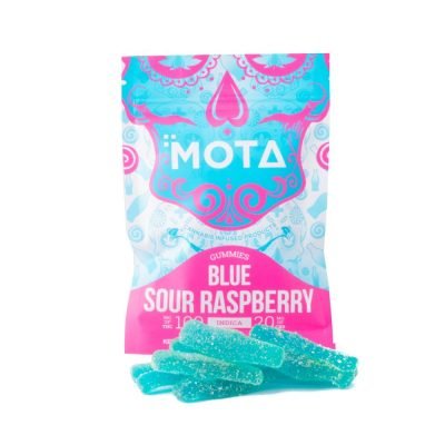 Mota THC Blue Raspberry Soda Bottles UK